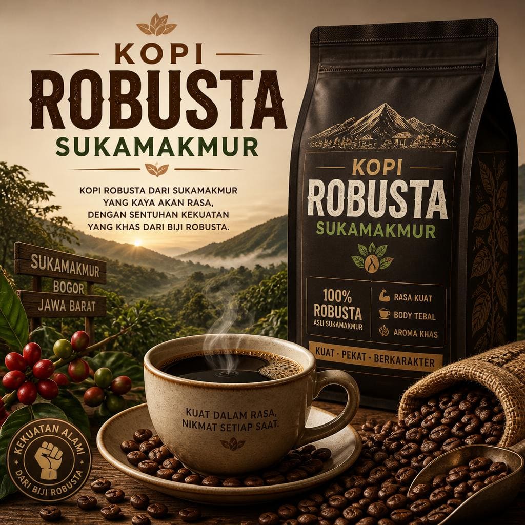 Kopi Robusta Sukamakmur di RM Bumi Aki
